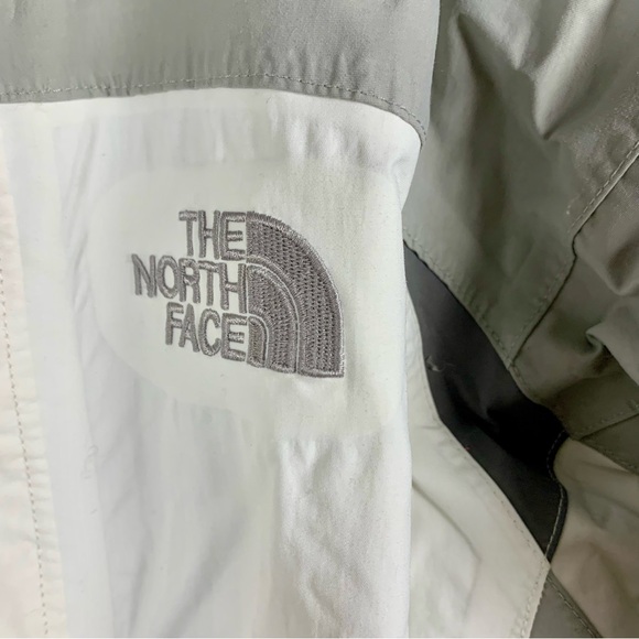 North Face Jacket Women XL Hyvent Full Zip Waterproof Ski Gray & White NO HOOD - Picture 4 of 16